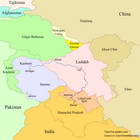 Ladakh location map